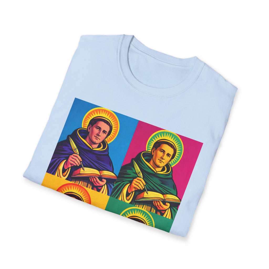 Saint Pop Art T-Shirt — Colorful Pop-Art Saint Graphic Tee