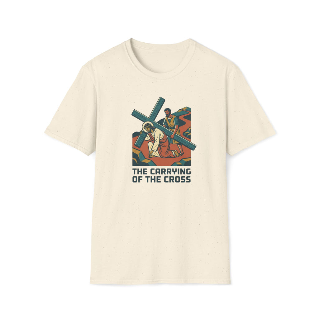 T-Shirt — The Carrying of the Cross Christian Graphic Tee
