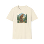 Bigfoot Forest Explorer T-Shirt — Sasquatch Camping Graphic Tee