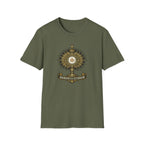 Religious Monstrance T-Shirt — “Adoremus in Aeternum” Catholic Eucharist Tee