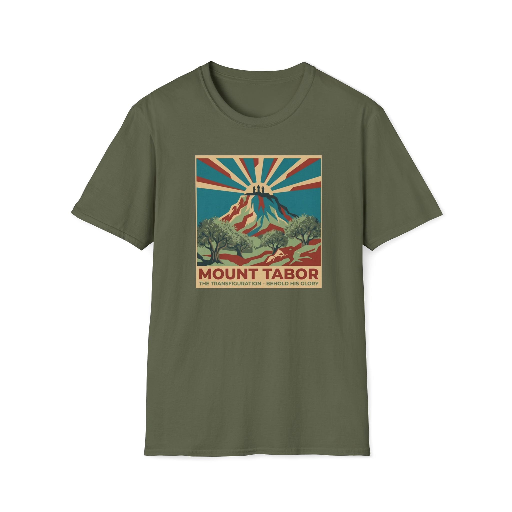 Mount Tabor Vintage Graphic T-Shirt — Retro Scenic Mountain Tee