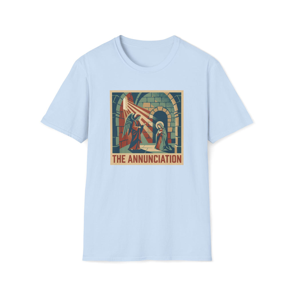 The Annunciation T-Shirt — Christian Nativity Art Tee