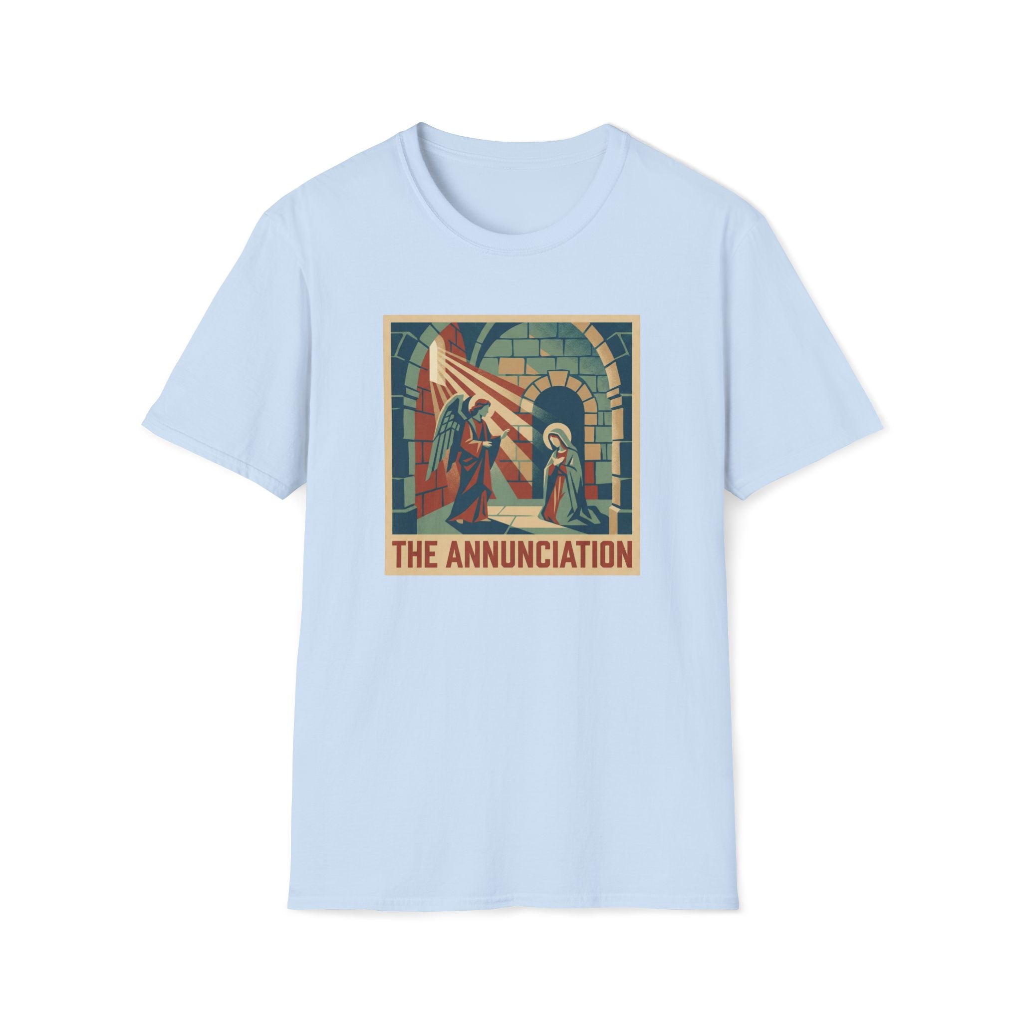 The Annunciation T-Shirt — Christian Nativity Art Tee