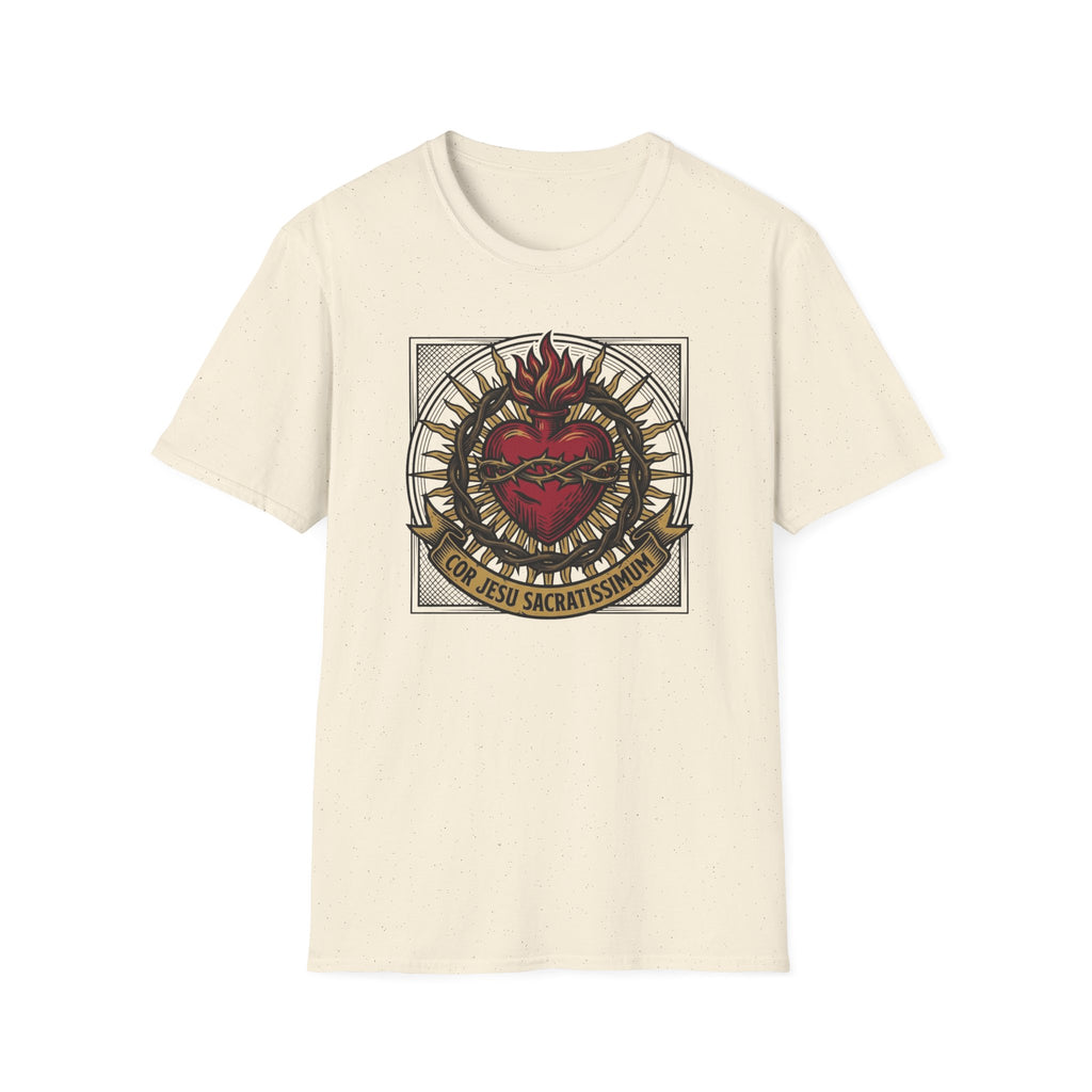 Sacred Heart Graphic T-Shirt — Cor Jesu Sacratissimum Design