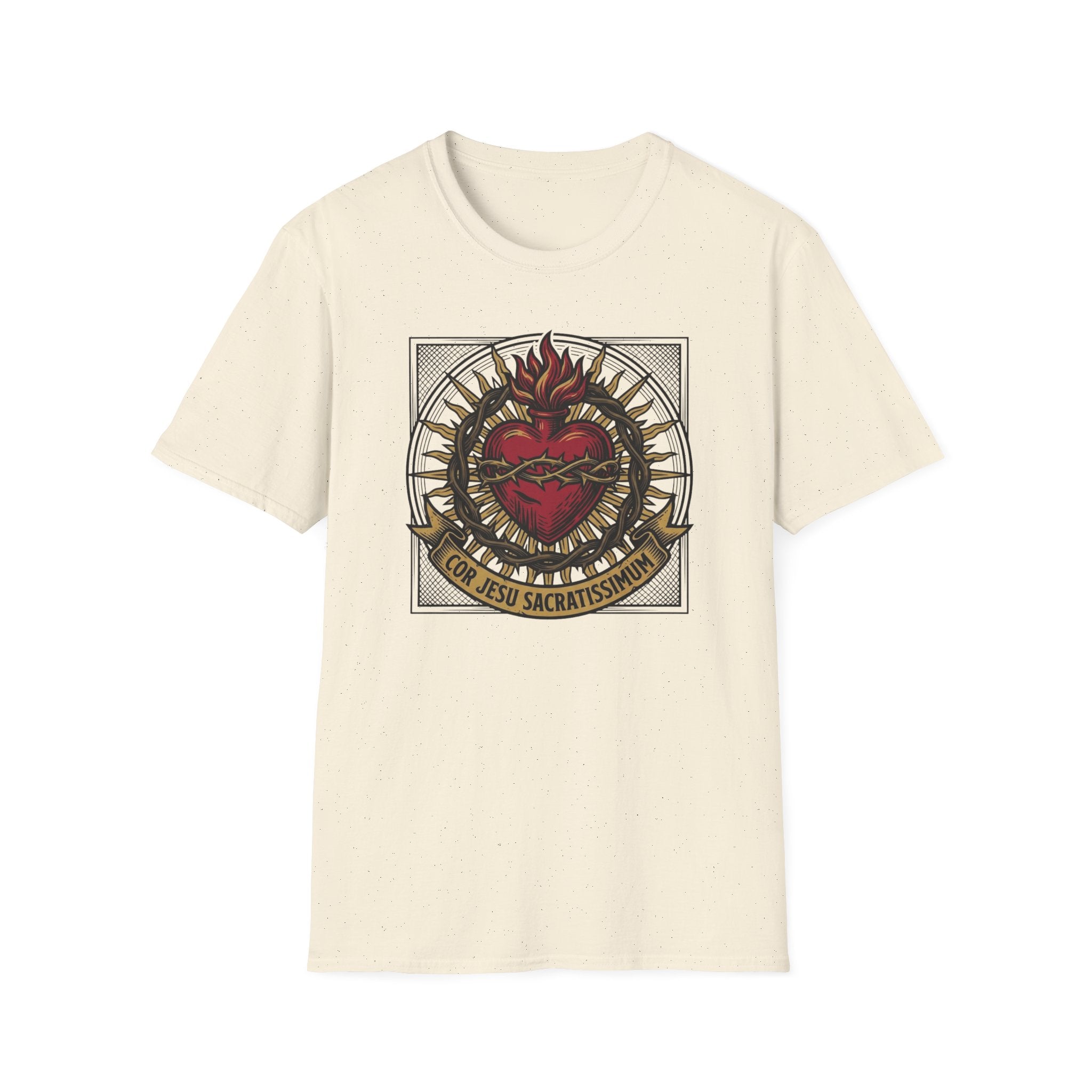 Sacred Heart Graphic T-Shirt — Cor Jesu Sacratissimum Design