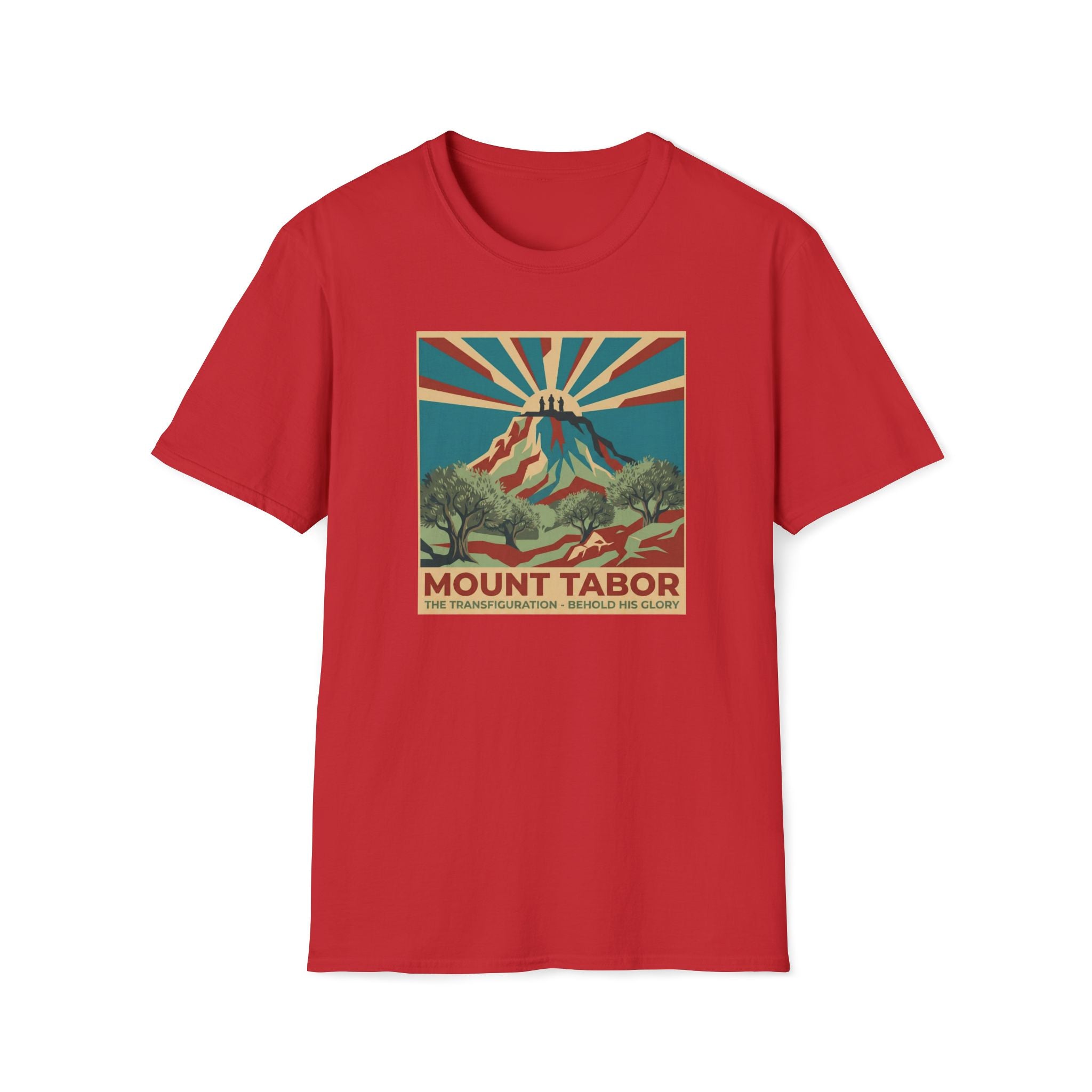 Mount Tabor Vintage Graphic T-Shirt — Retro Scenic Mountain Tee
