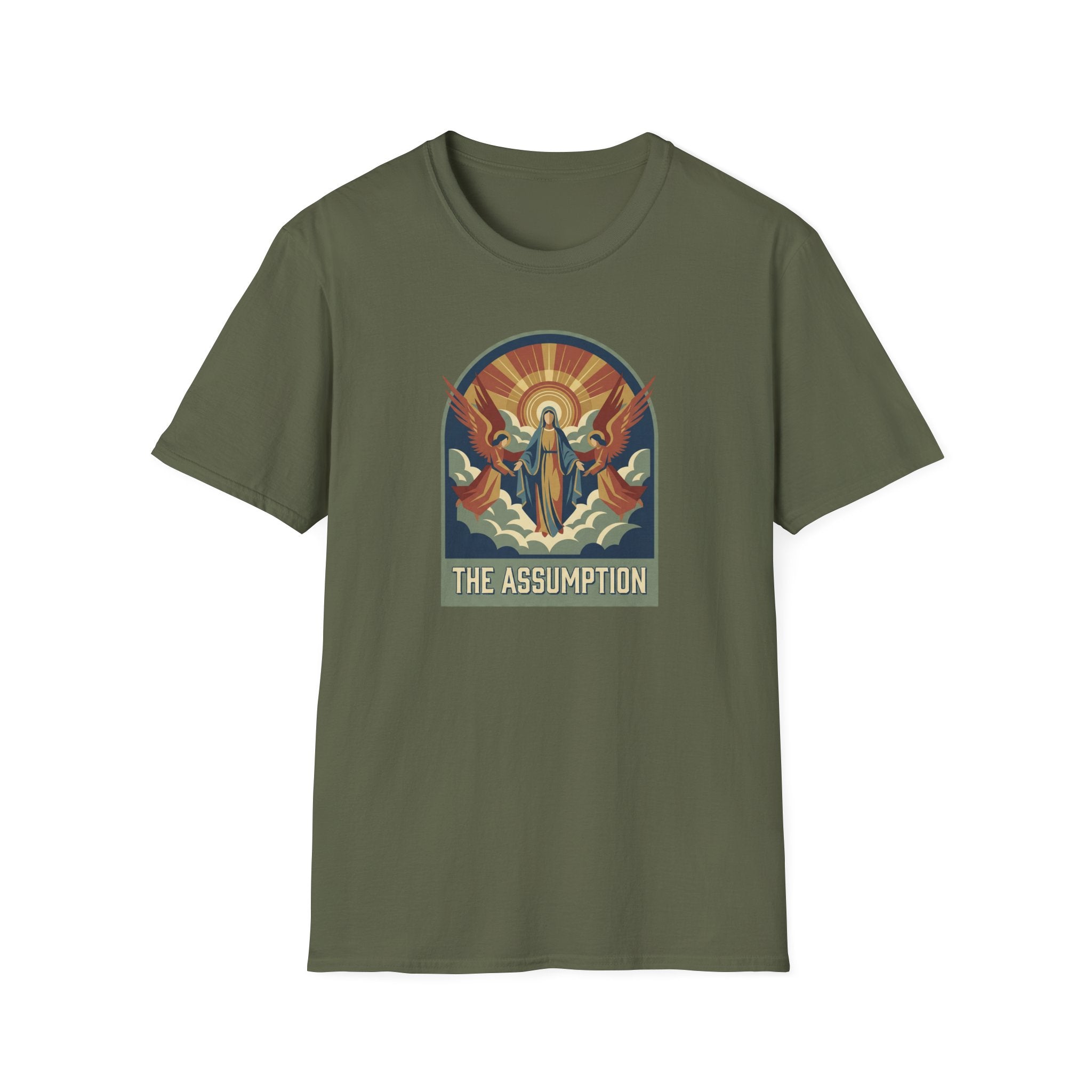 The Assumption T-Shirt — Vintage Marian Religious Graphic Tee