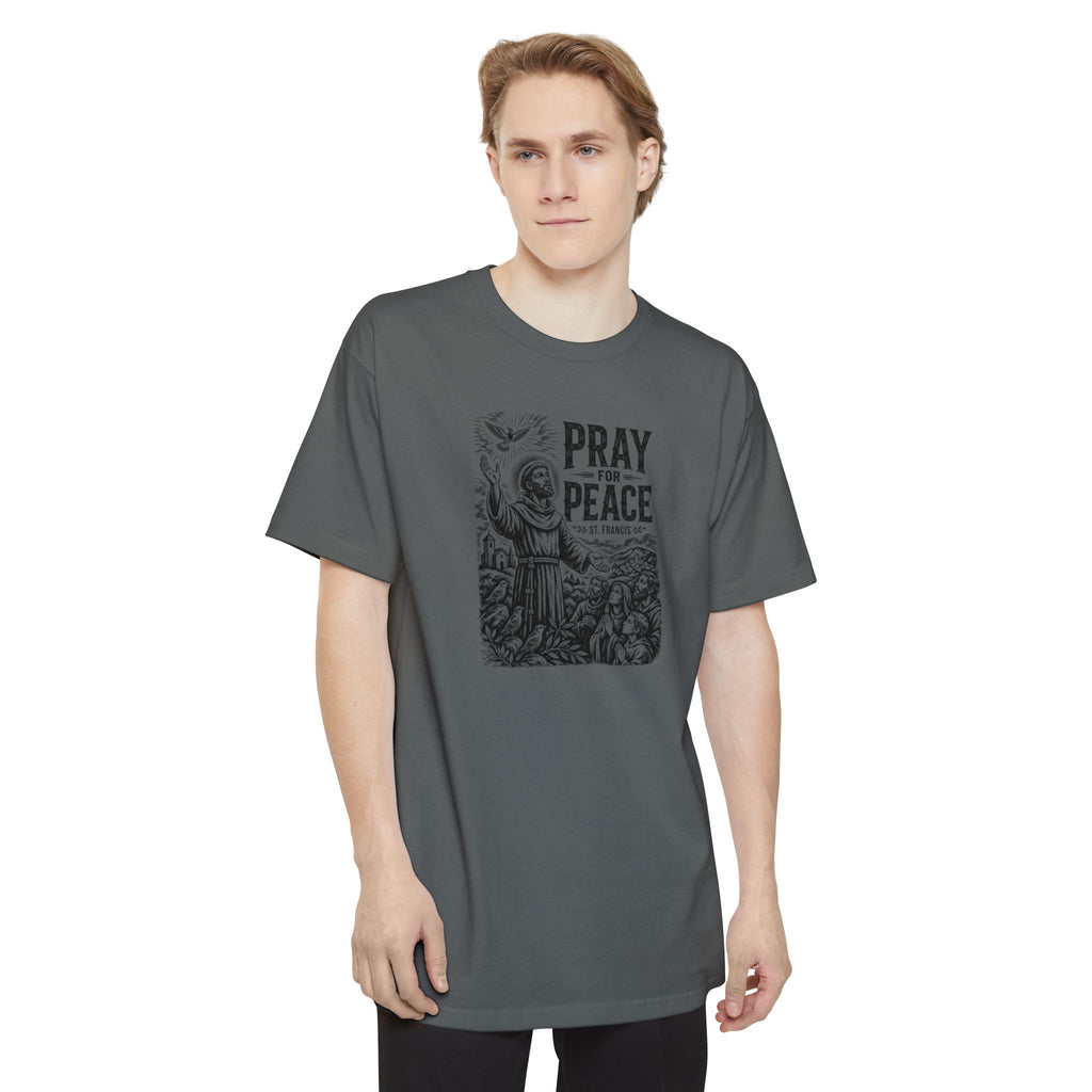 St. Francis Pray for Peace Tall Beefy-T® T-Shirt