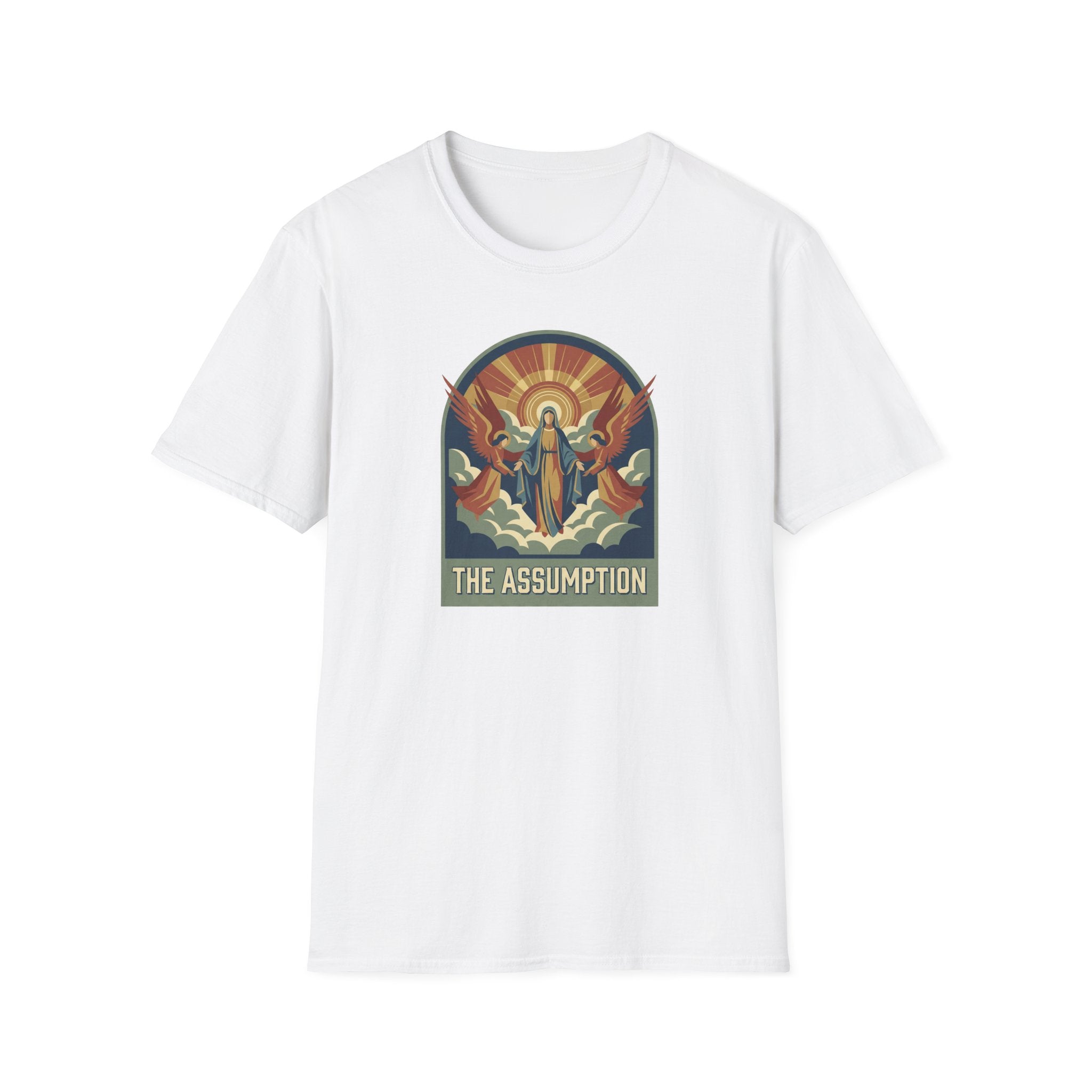 The Assumption T-Shirt — Vintage Marian Religious Graphic Tee