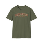 Pater Noster College-Style T‑Shirt — "qui es in caelis" Vintage Religious Tee