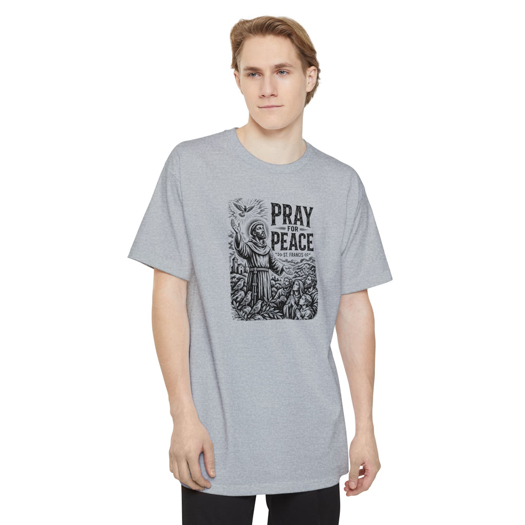 St. Francis Pray for Peace Tall Beefy-T® T-Shirt