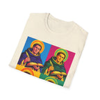 Saint Pop Art T-Shirt — Colorful Pop-Art Saint Graphic Tee