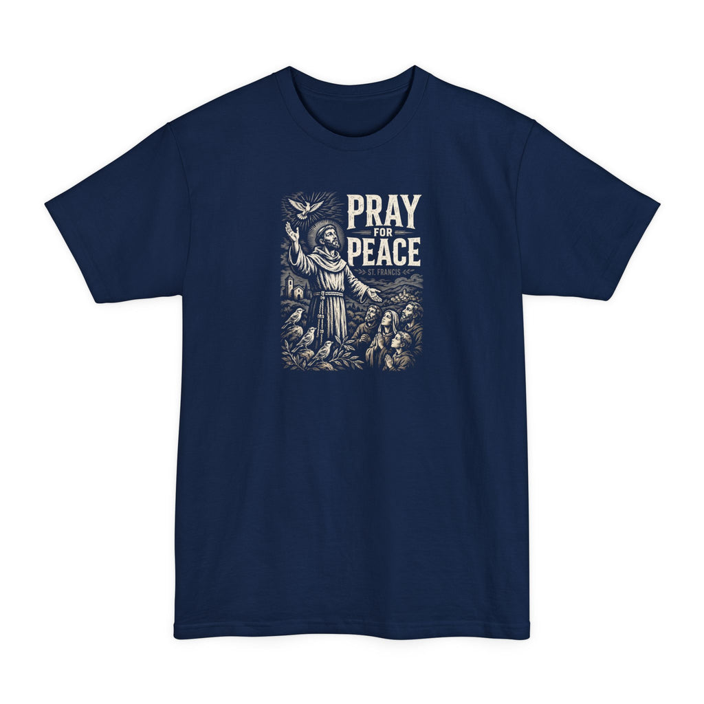 St. Francis Pray for Peace Tall Beefy-T® T-Shirt