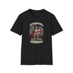 Saint Michael 'Quis Ut Deus' T-Shirt — Defender of Heaven Shield Graphic Tee