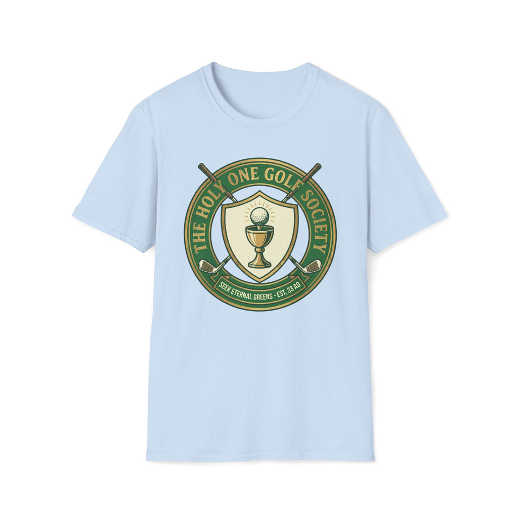 Golf Society T‑Shirt — "The Holy One Golf Society" Emblem