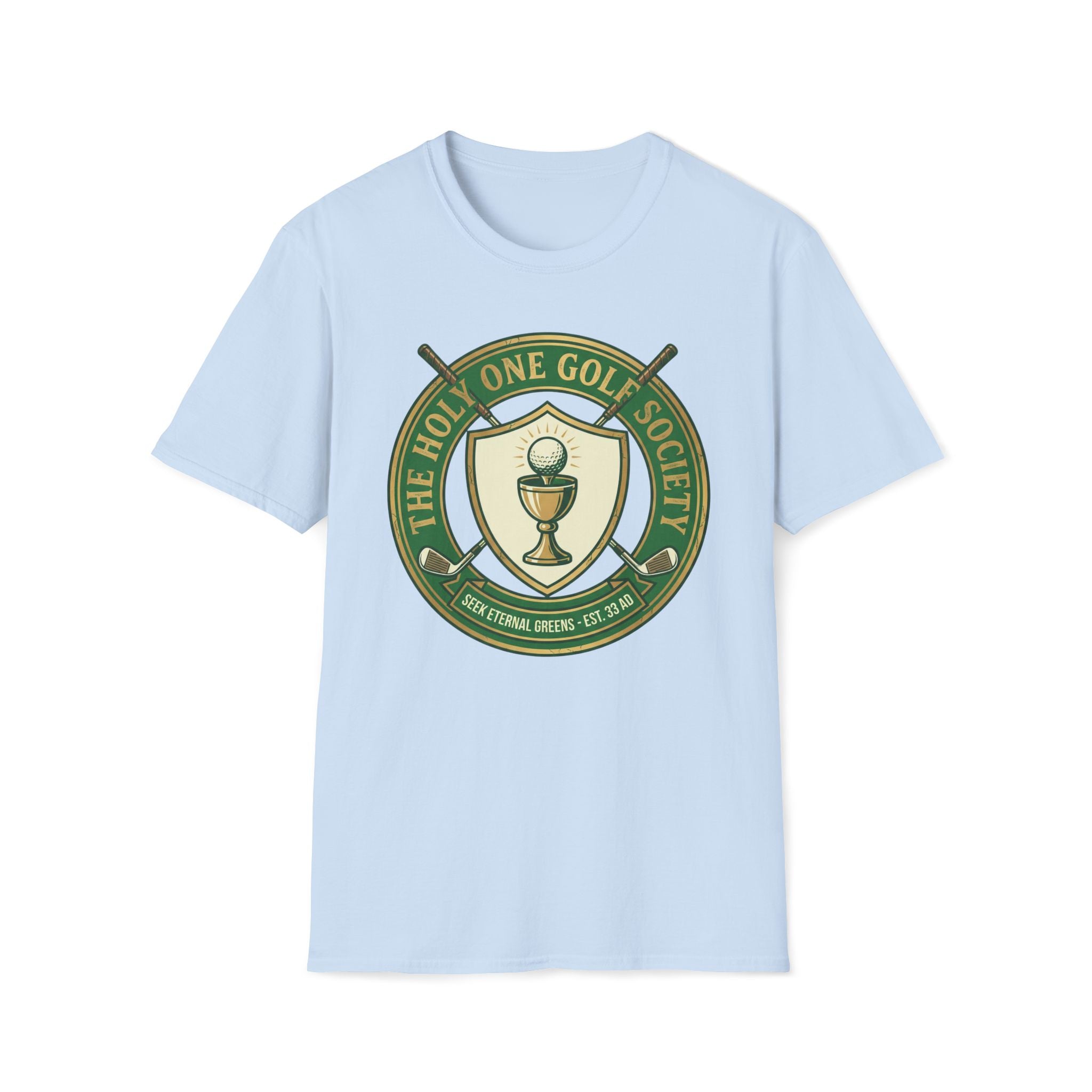 Golf Society T‑Shirt — "The Holy One Golf Society" Emblem