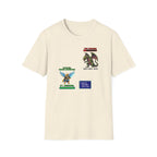 Retro RPG Battle Screen T-Shirt — Pixel Dragon vs Hero Video Game Tee