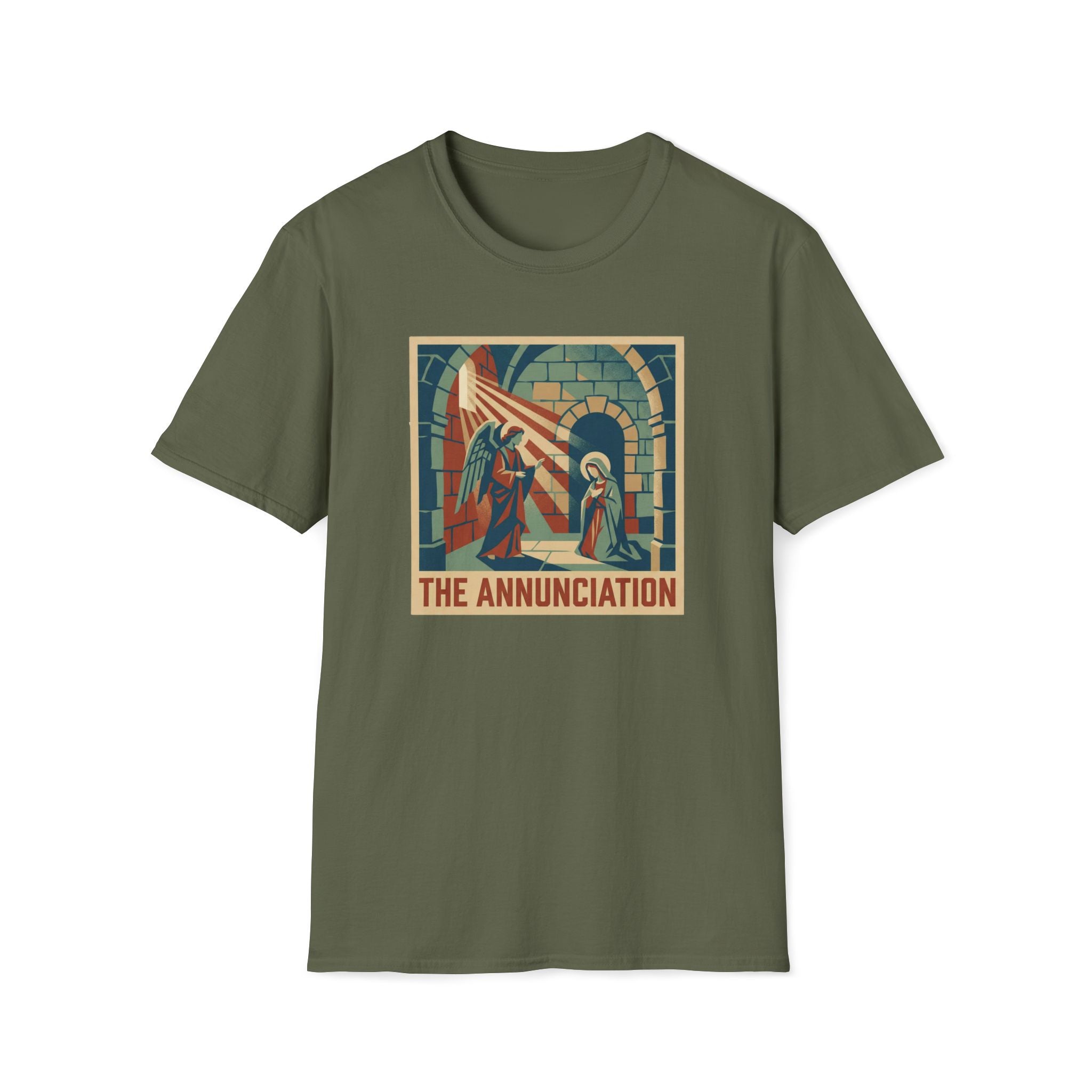 The Annunciation T-Shirt — Christian Nativity Art Tee