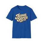 Jesus Saves Bro T-Shirt — Retro Christian Faith Tee