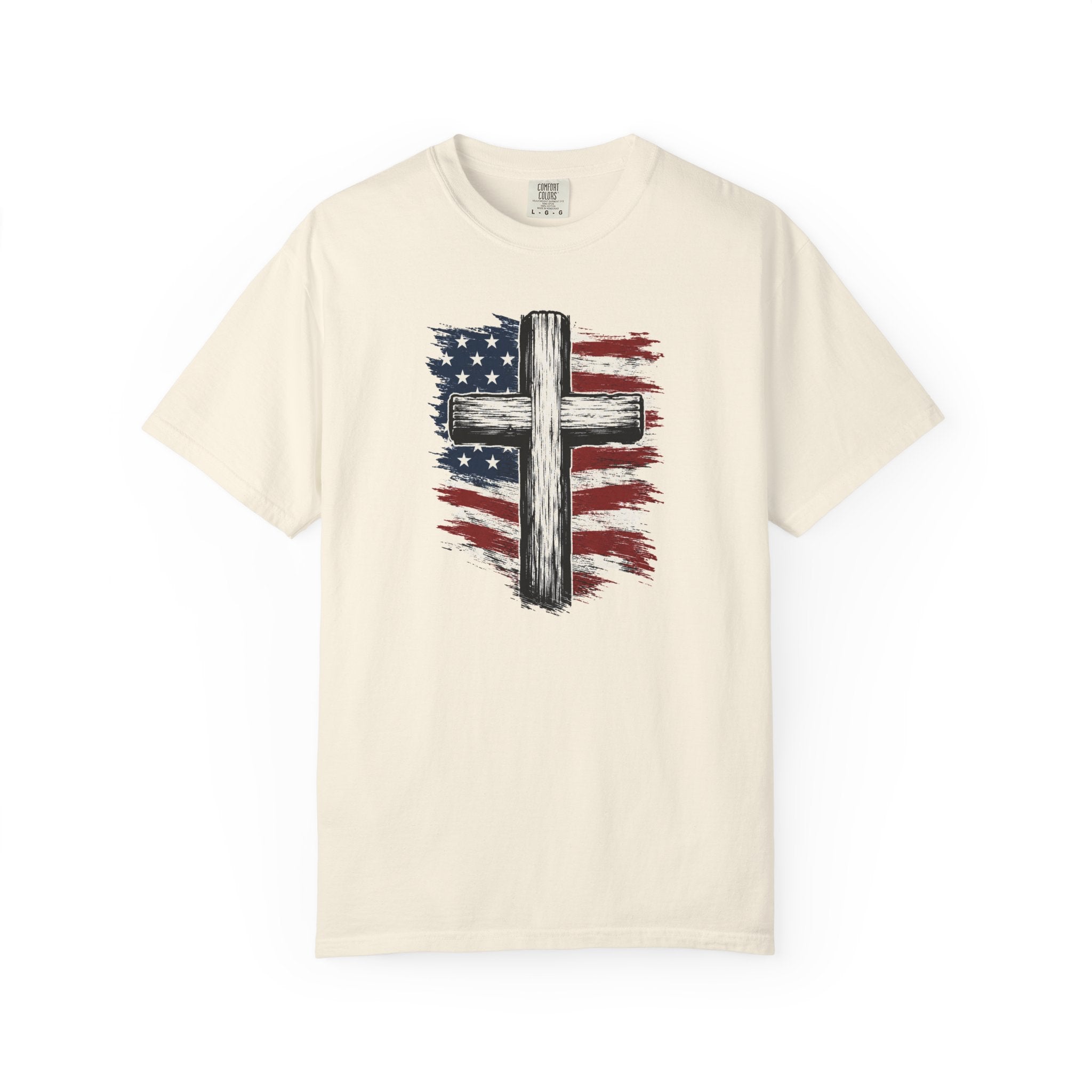 American Flag Cross T-Shirt
