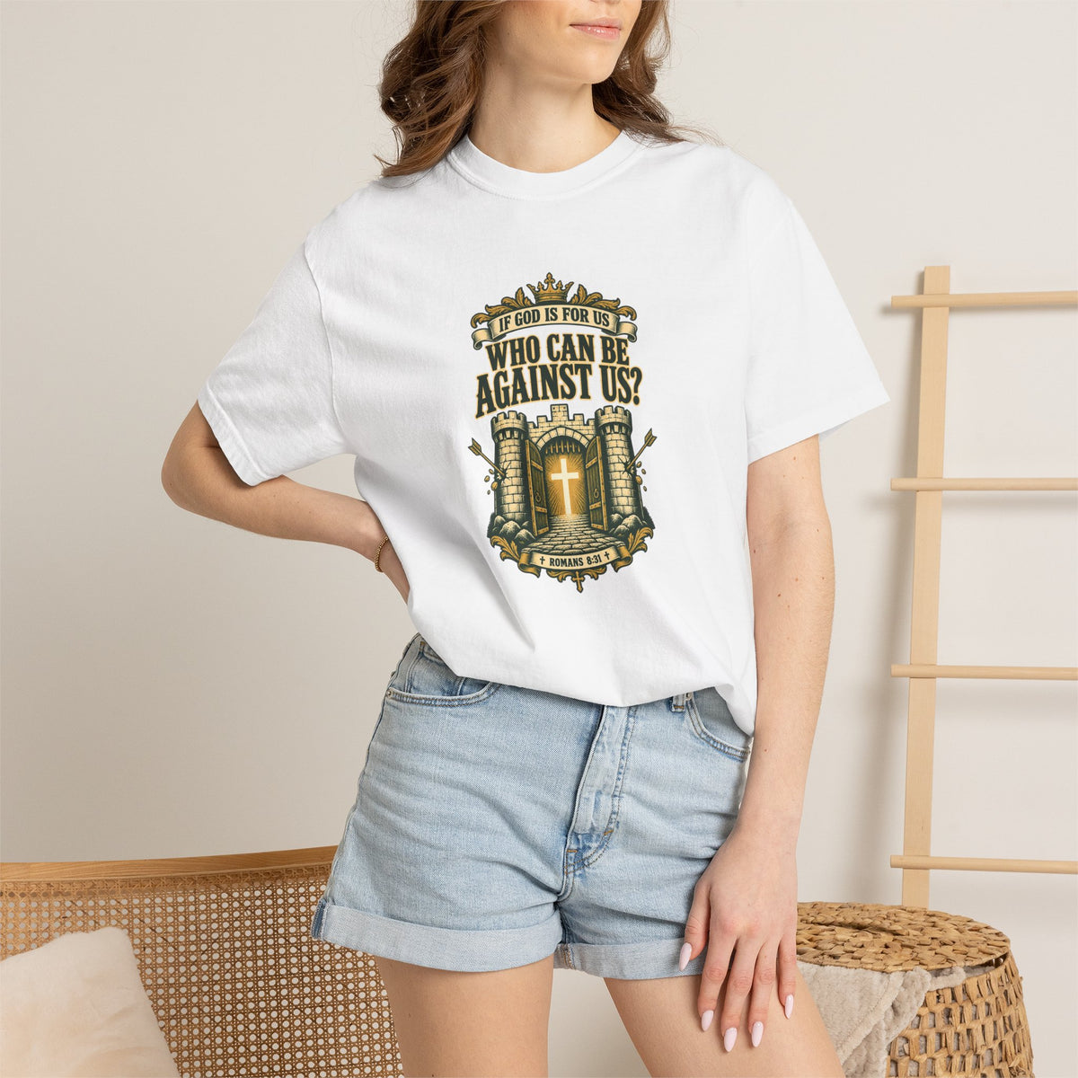 Who can be Against Us? T-shirt