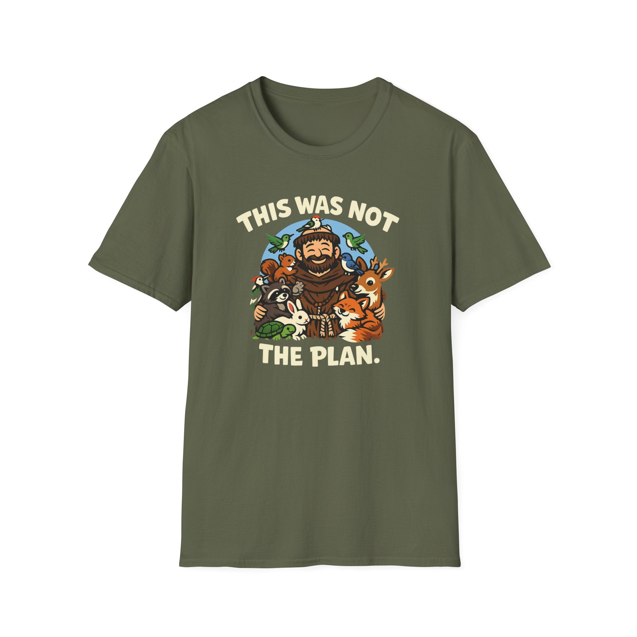 This Was Not the Plan T-Shirt — Funny Noah’s Ark Animal Graphic Tee