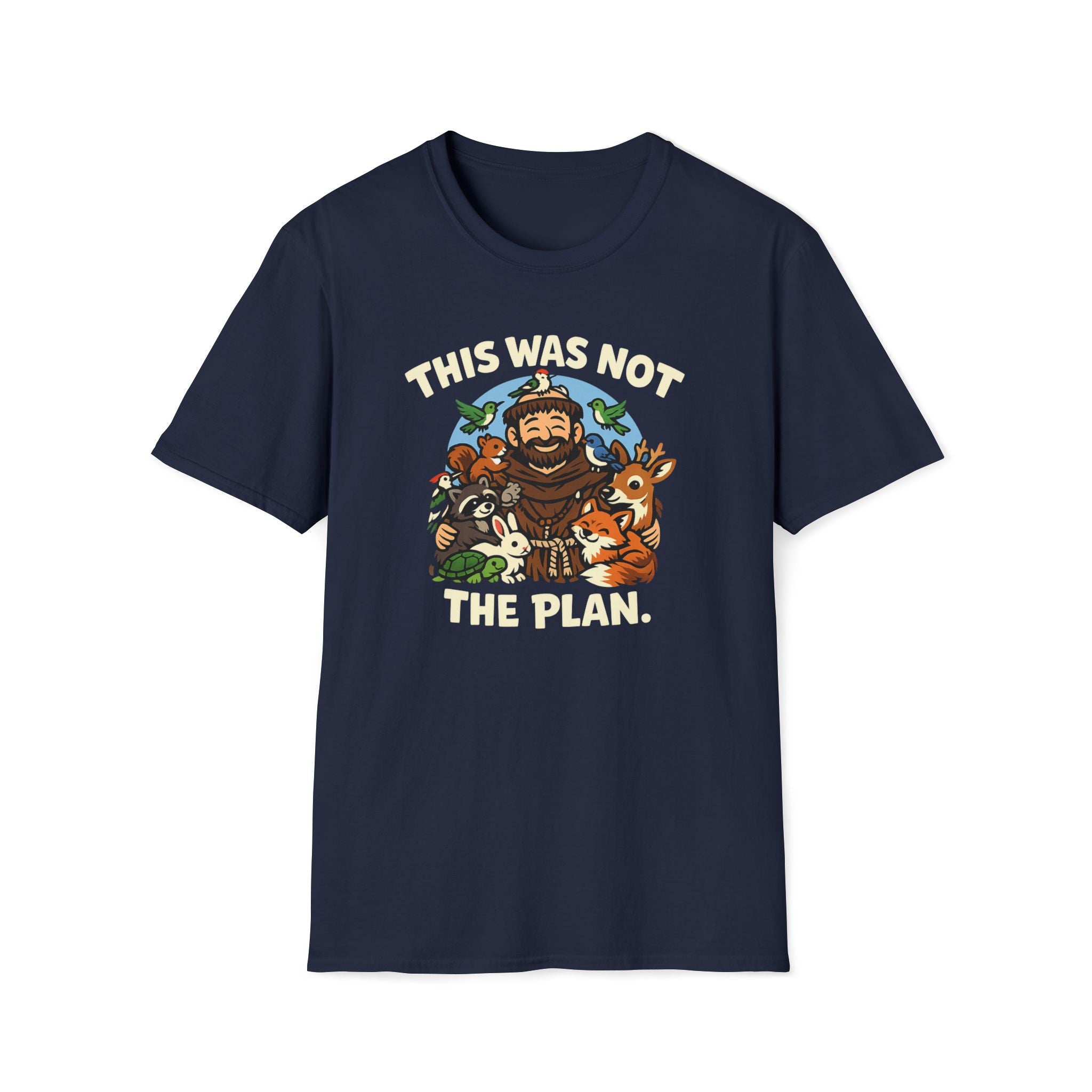 This Was Not the Plan T-Shirt — Funny Noah’s Ark Animal Graphic Tee