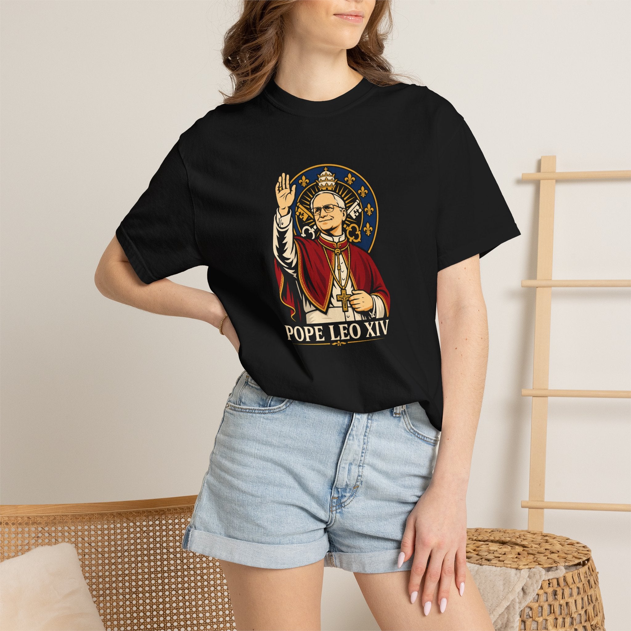 Pope Leo Graphic T-Shirt