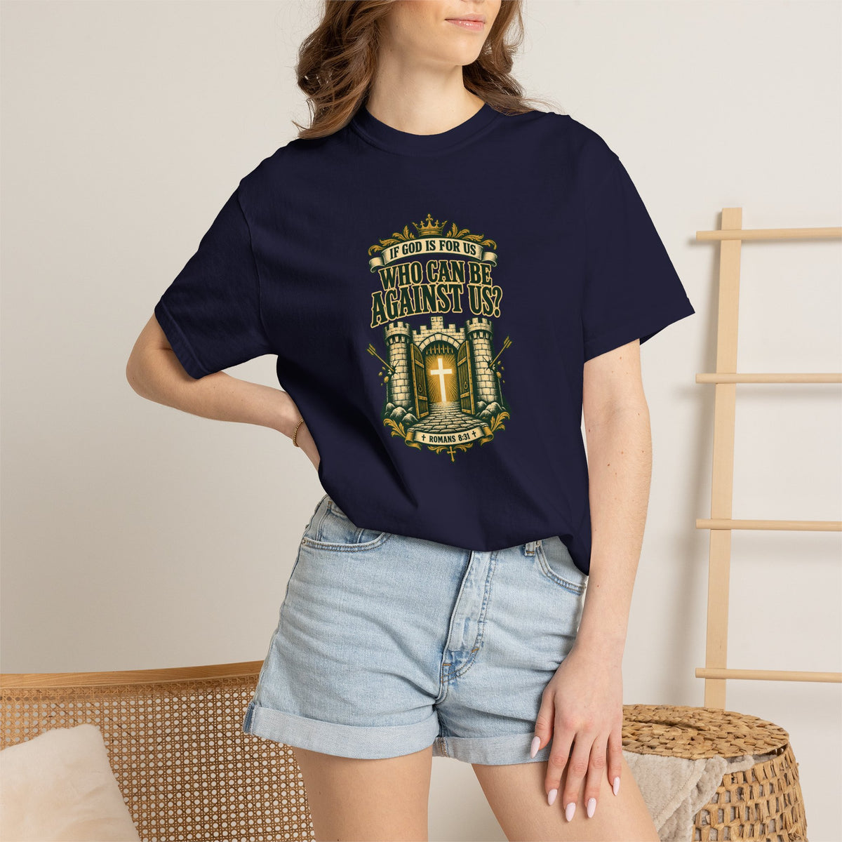 Who can be Against Us? T-shirt