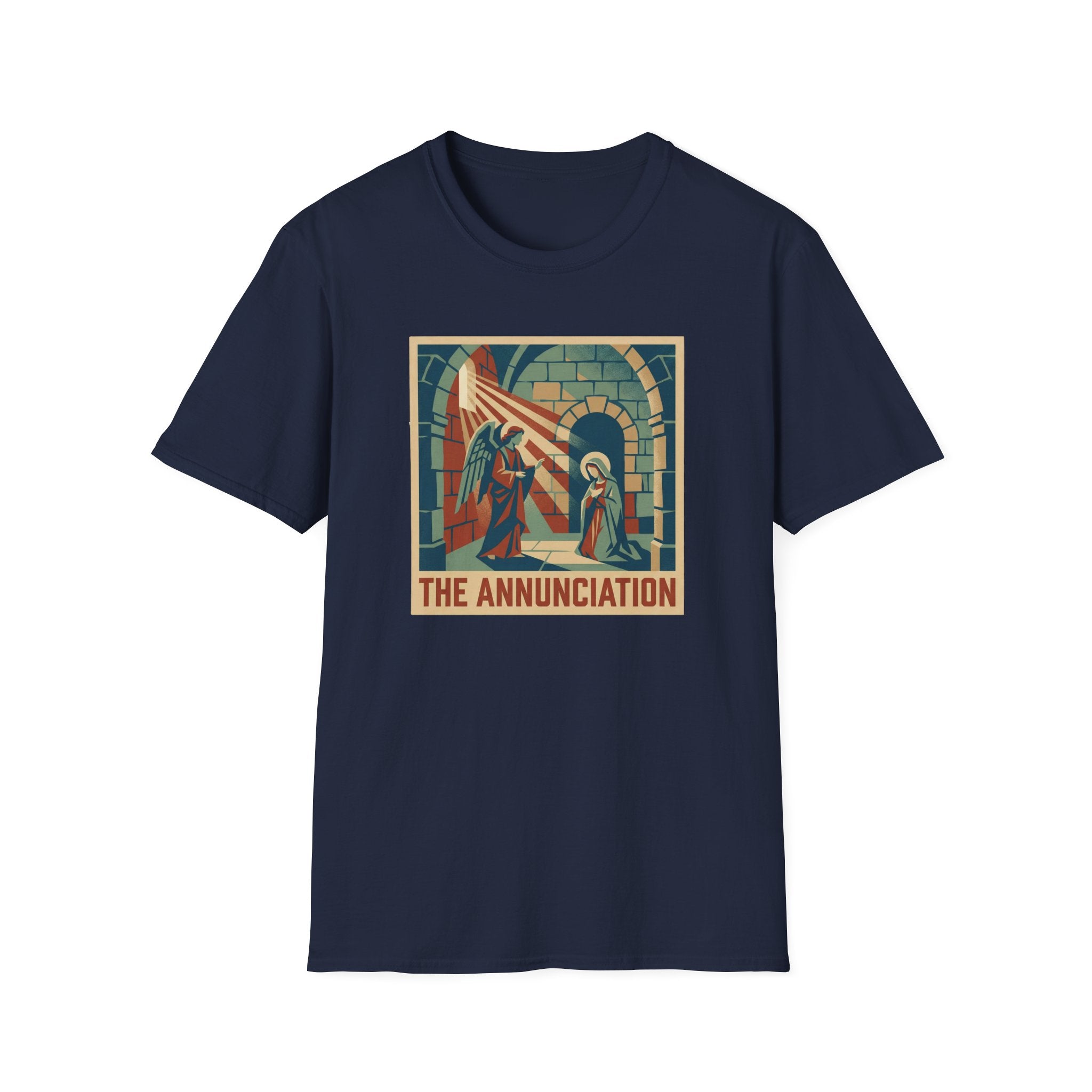 The Annunciation T-Shirt — Christian Nativity Art Tee