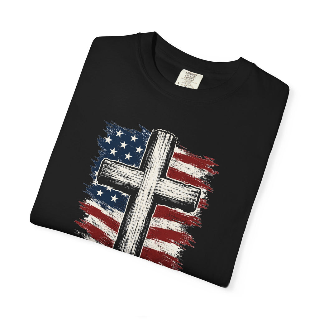 American Flag Cross T-Shirt