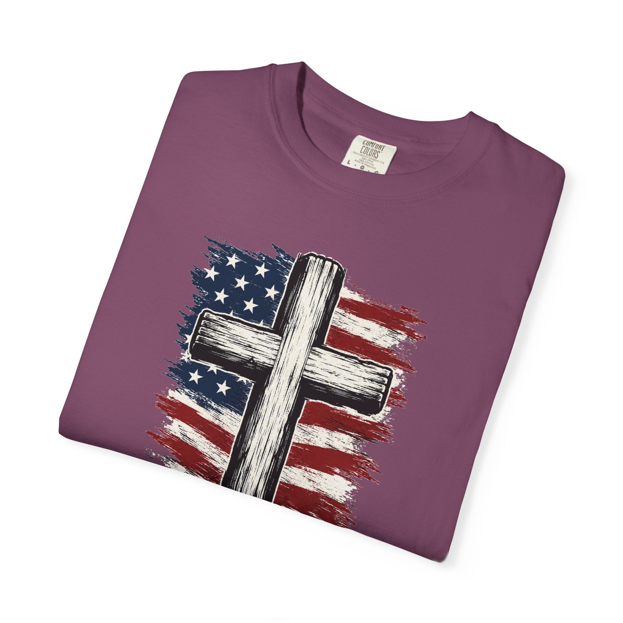 American Flag Cross T-Shirt