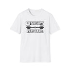 Lift Heavy Pray Hard T-Shirt — Fitness & Faith Gym Tee