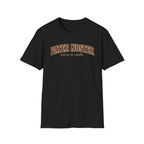 Pater Noster College-Style T‑Shirt — "qui es in caelis" Vintage Religious Tee