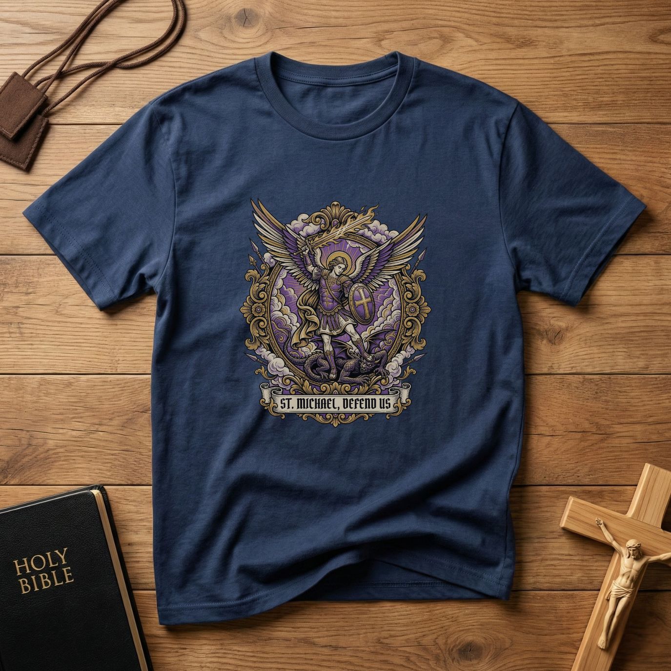 Saint Michael Guardian Angel T-Shirt