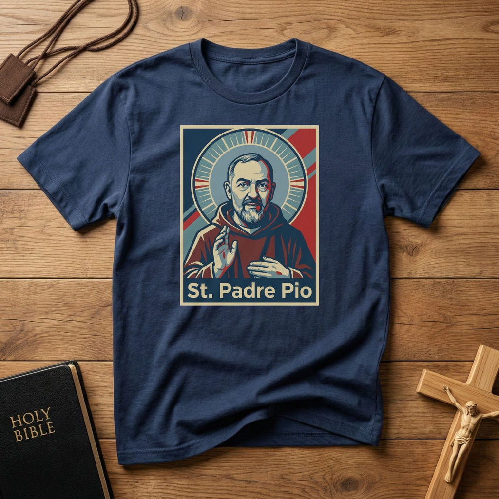 St. Padre Pio Graphic T-Shirt