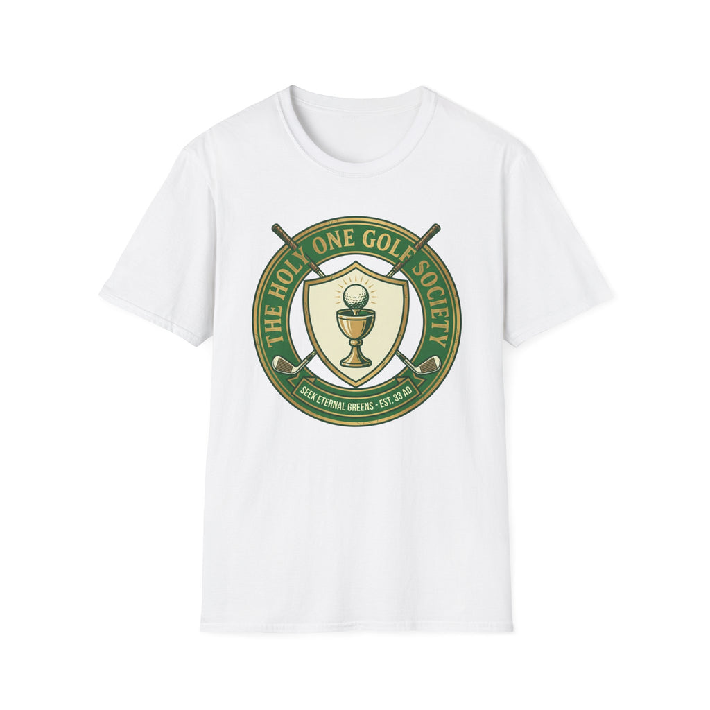 Golf Society T‑Shirt — "The Holy One Golf Society" Emblem