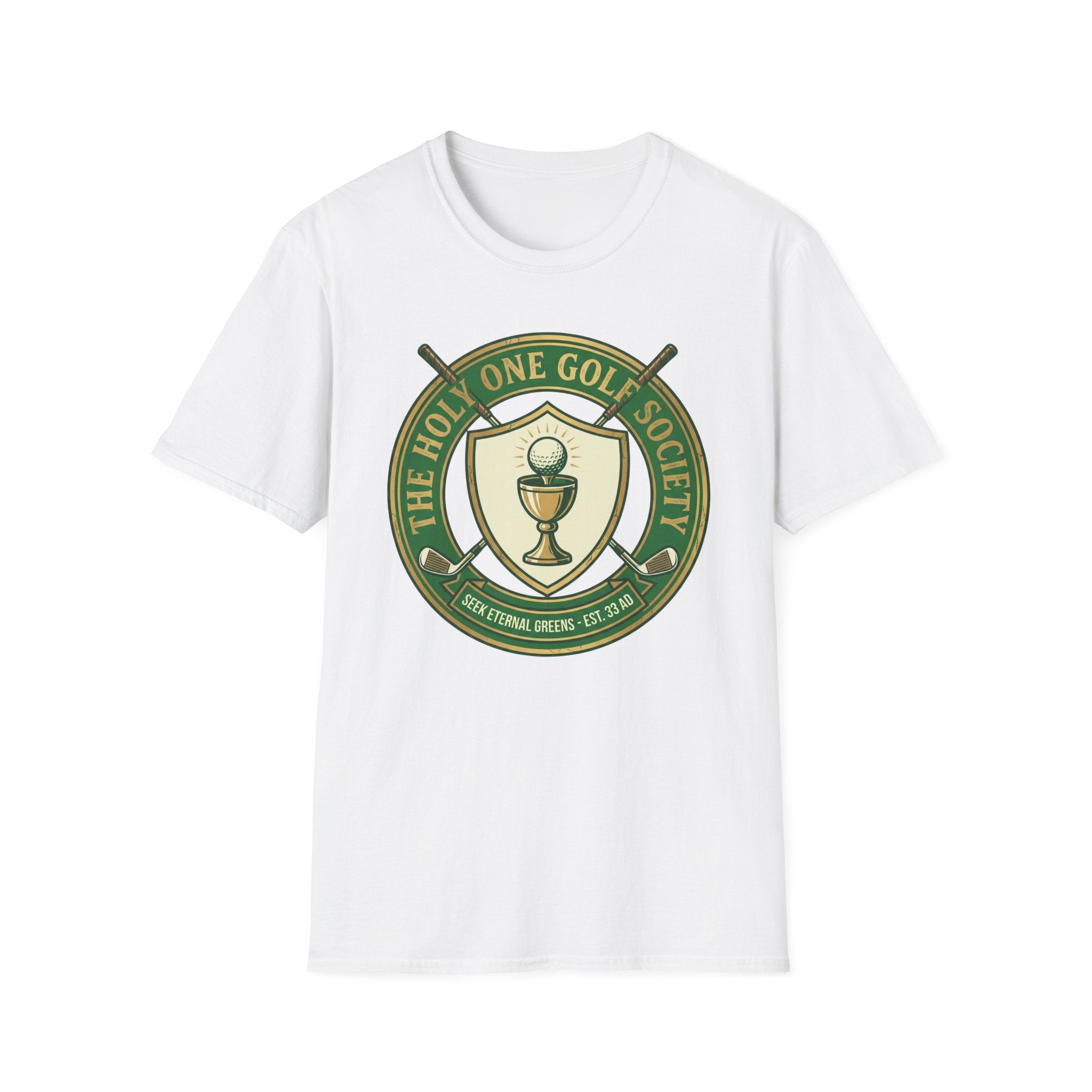 Golf Society T‑Shirt — "The Holy One Golf Society" Emblem