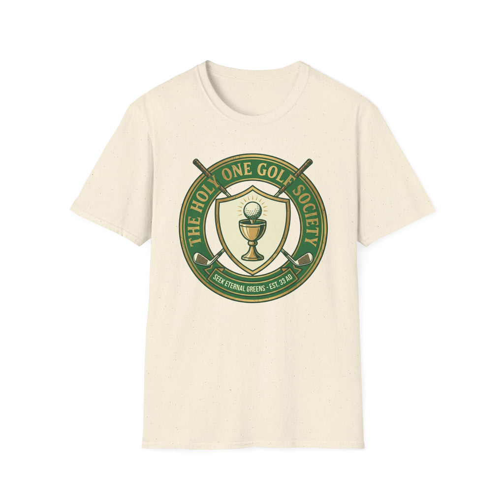 Golf Society T‑Shirt — "The Holy One Golf Society" Emblem