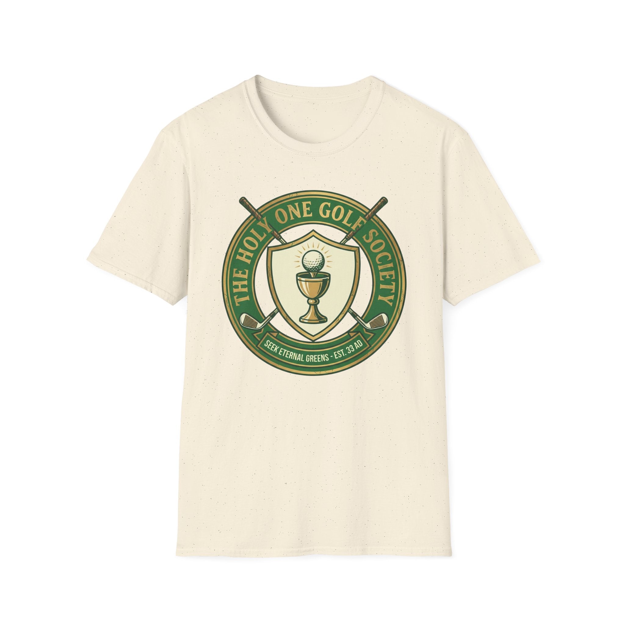 Golf Society T‑Shirt — "The Holy One Golf Society" Emblem