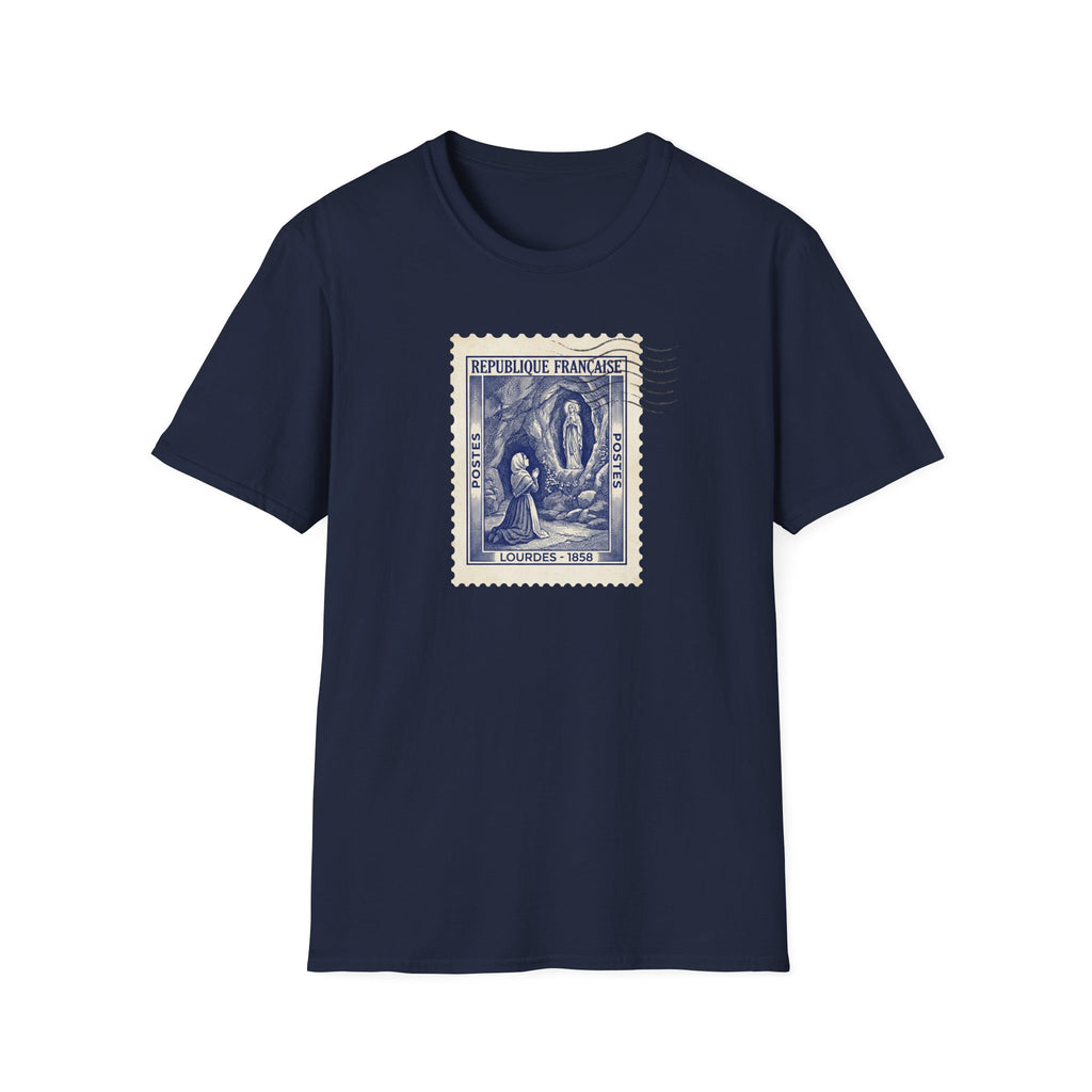 Vintage French Stamp Tee — 'République Française' Postage Design