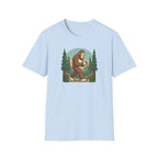 Bigfoot Forest Explorer T-Shirt — Sasquatch Camping Graphic Tee