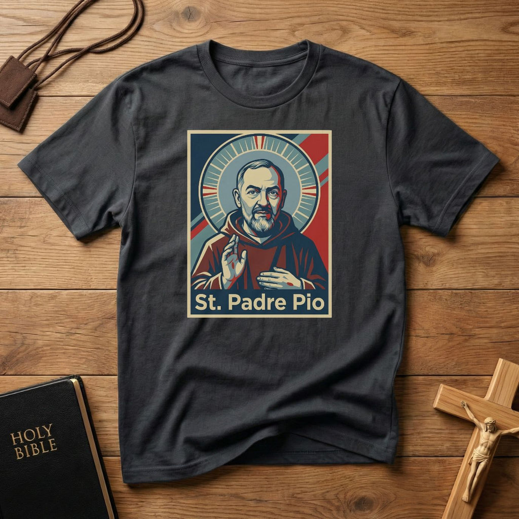 St. Padre Pio Graphic T-Shirt