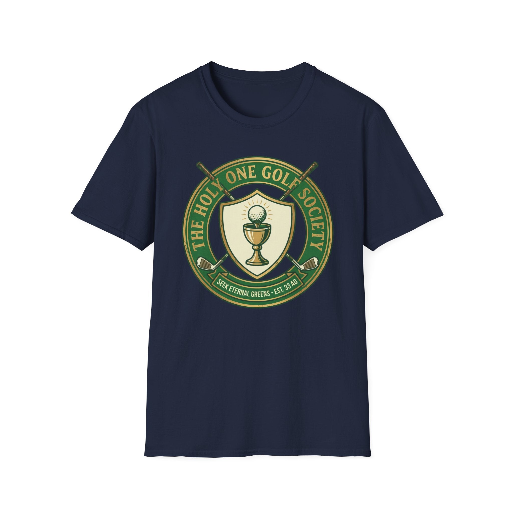 Golf Society T‑Shirt — "The Holy One Golf Society" Emblem