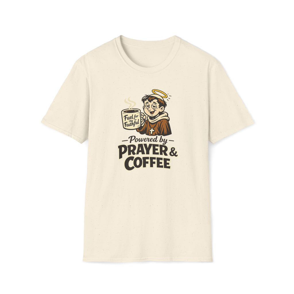 Prayer & Coffee T-Shirt — "Fueled by Prayer & Coffee" Faith Graphic Tee