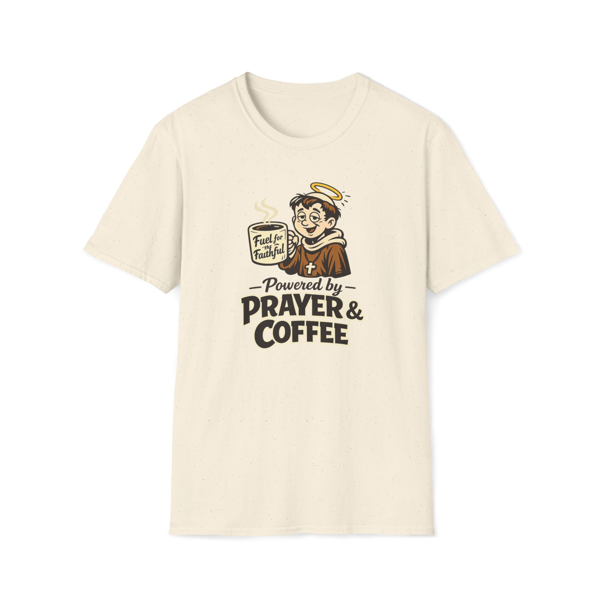 Prayer & Coffee T-Shirt — "Fueled by Prayer & Coffee" Faith Graphic Tee