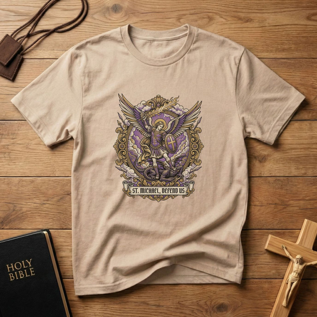 Saint Michael Guardian Angel T-Shirt