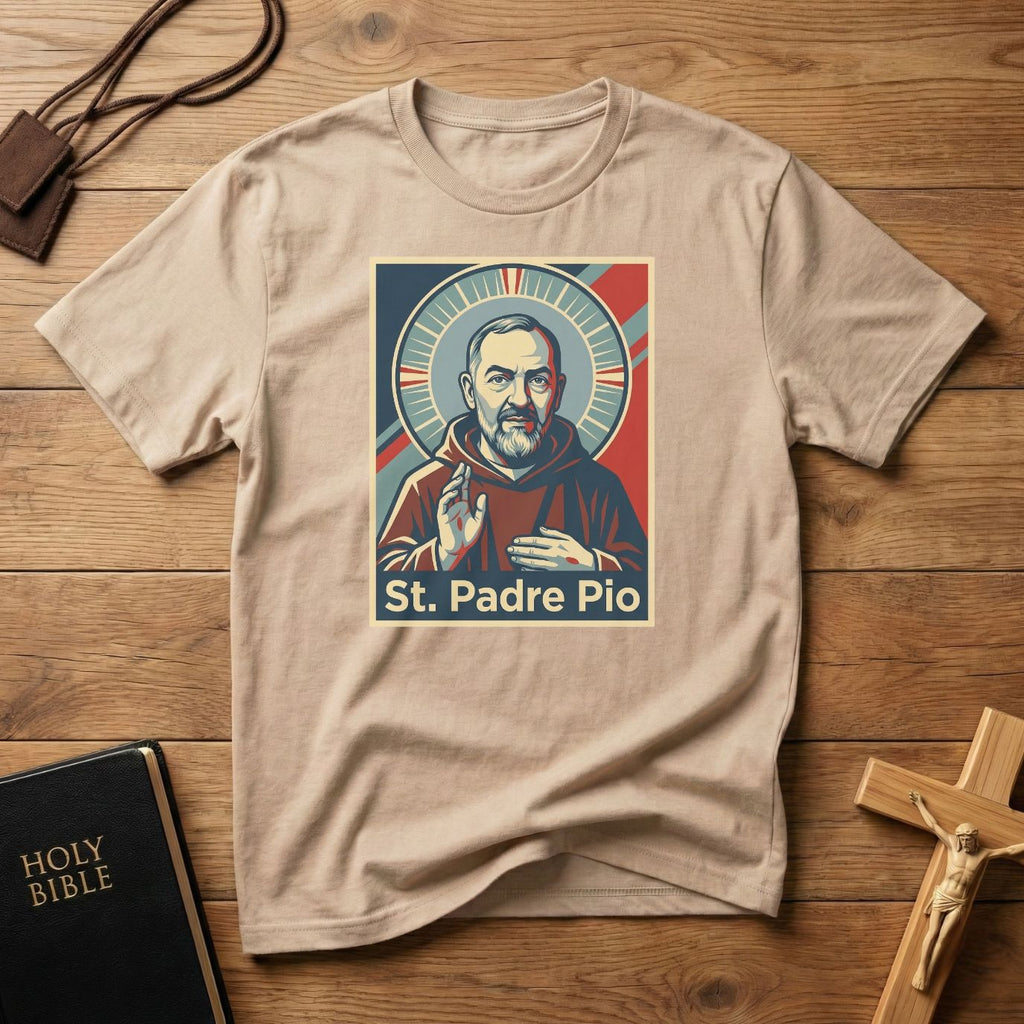 St. Padre Pio Graphic T-Shirt