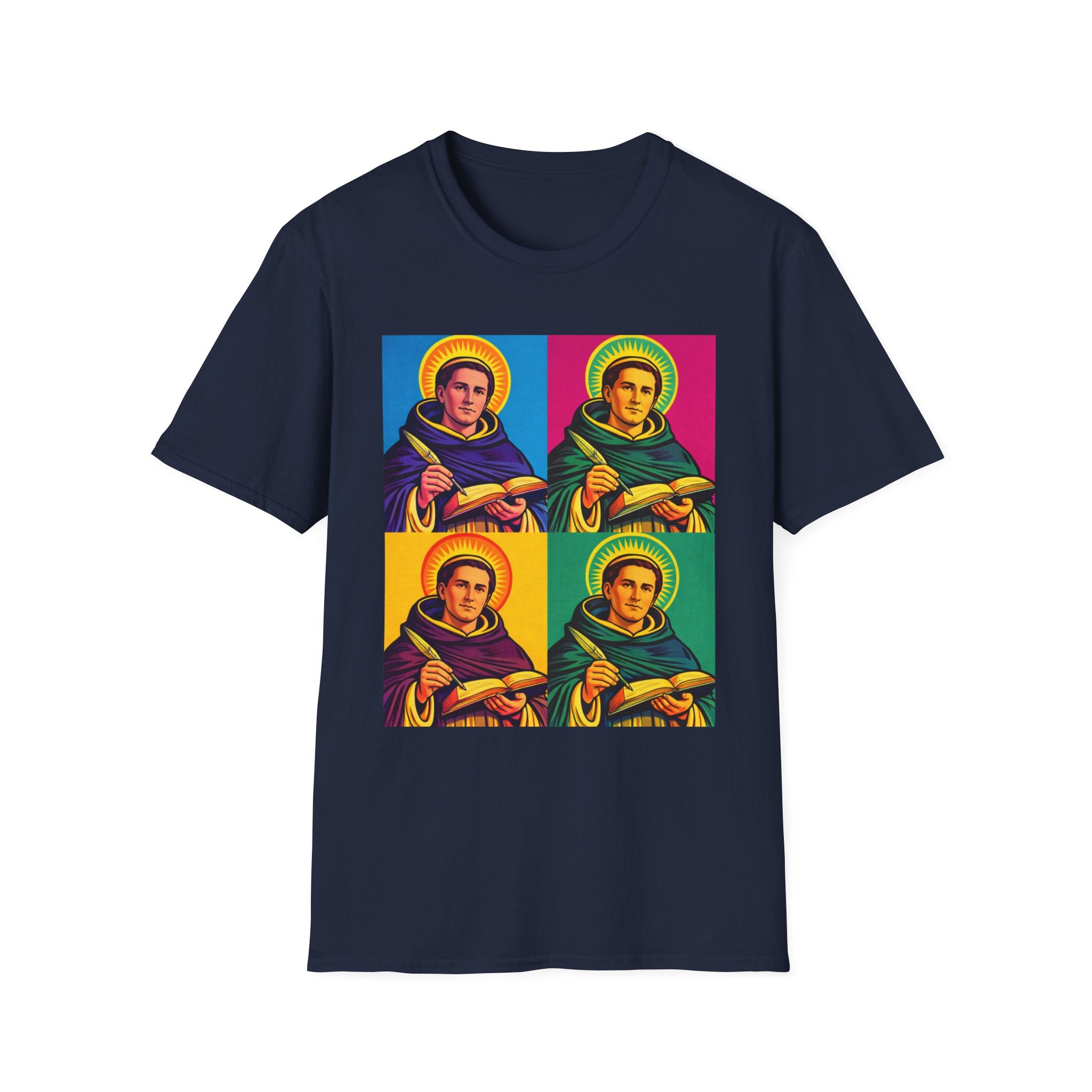 Saint Pop Art T-Shirt — Colorful Pop-Art Saint Graphic Tee
