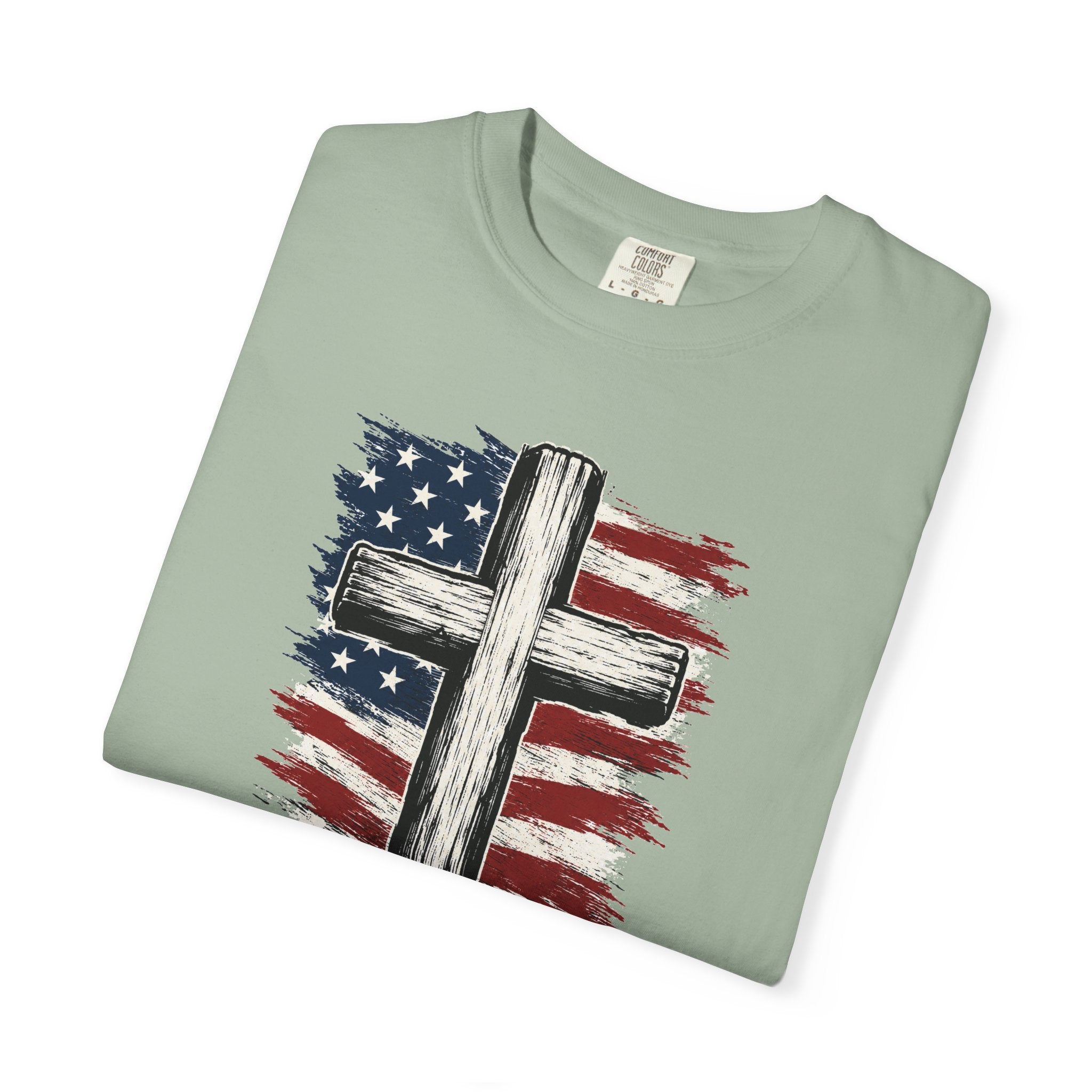 American Flag Cross T-Shirt